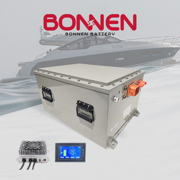 96V 105Ah باتری لیتیوم یون دور عمیق دریایی باتری لی یون قایق برای قایق های E، داوطلب، قایق دریایی